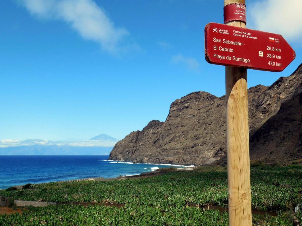 Casa La Sabina Roja 1 - Casa Con Impresionantes Vistas Sobre Hermigua Y El Mar Экстерьер фото