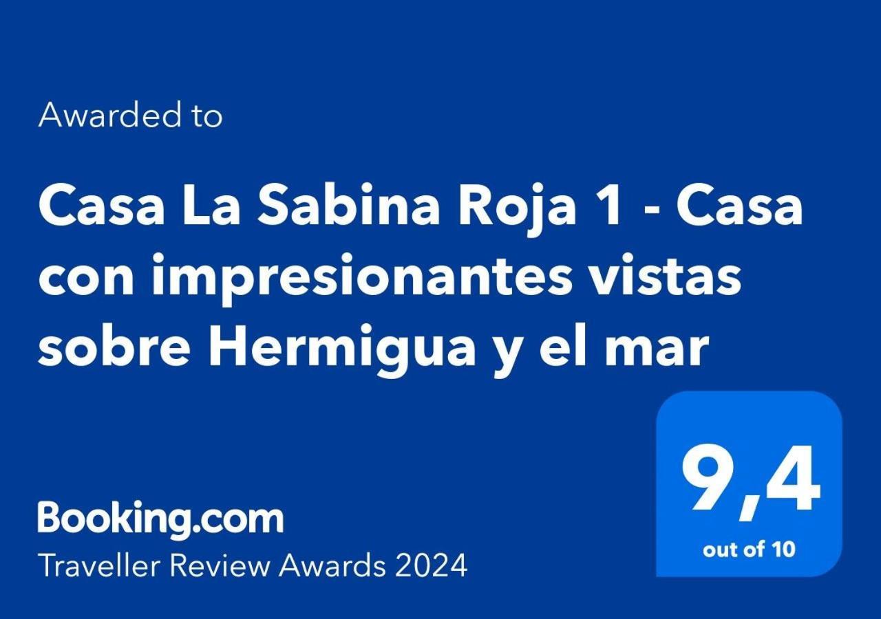 Casa La Sabina Roja 1 - Casa Con Impresionantes Vistas Sobre Hermigua Y El Mar Экстерьер фото