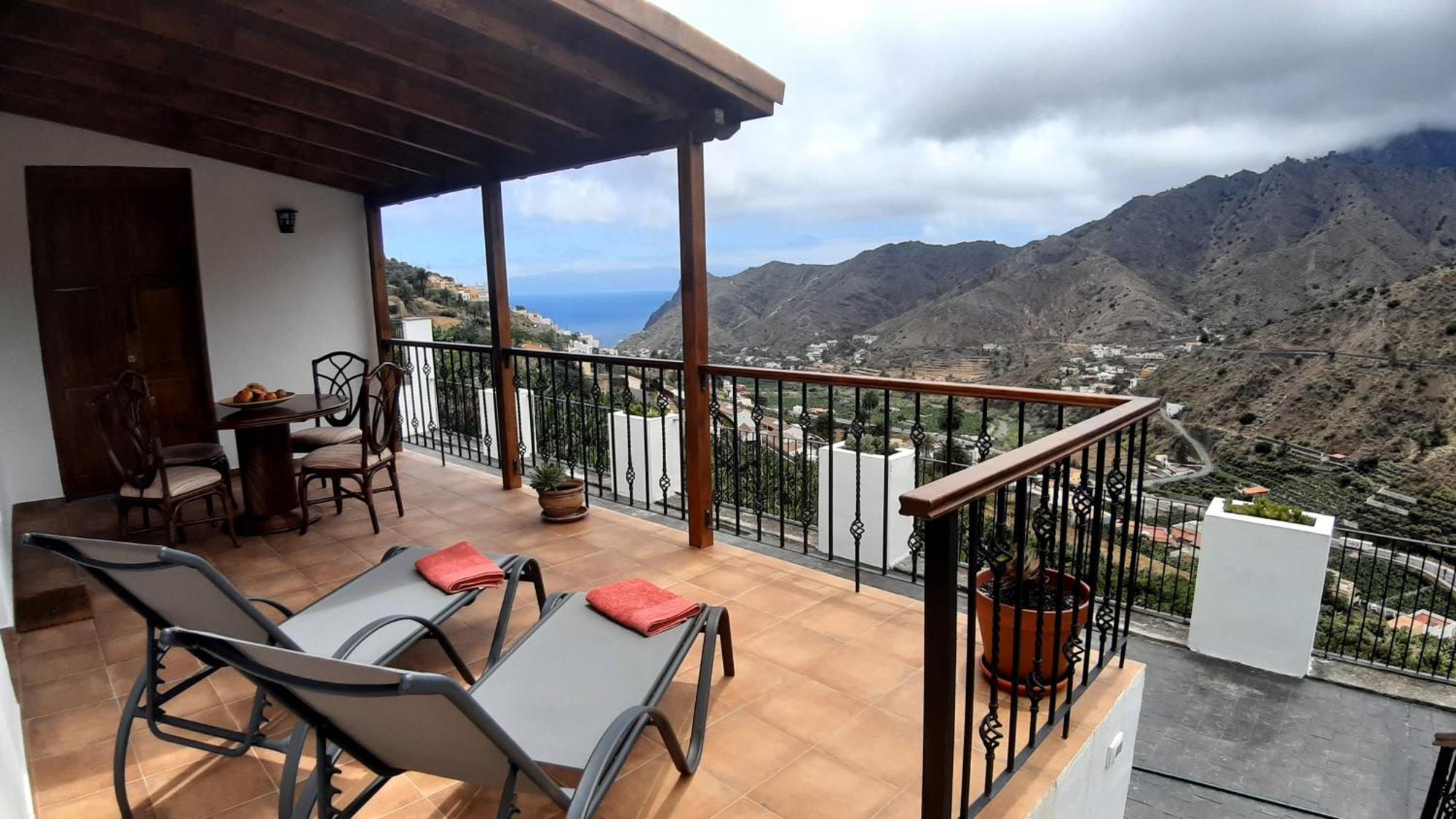 Casa La Sabina Roja 1 - Casa Con Impresionantes Vistas Sobre Hermigua Y El Mar Экстерьер фото